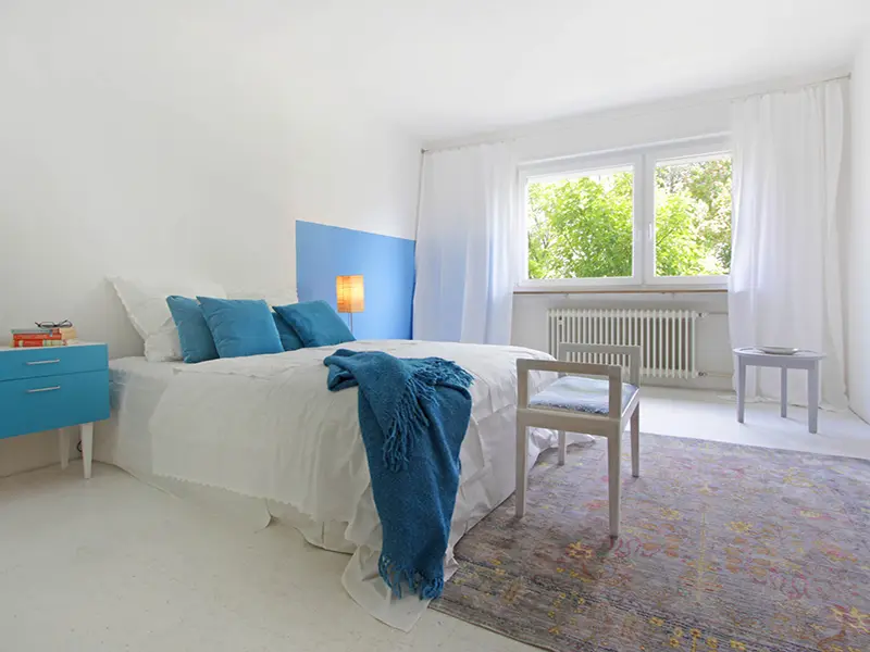 Nach dem Homestaging im Schlafzimmer